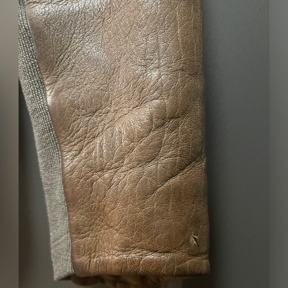 Helmut Lang Brown Distresses Leather Jacket - Picture 5 of 5